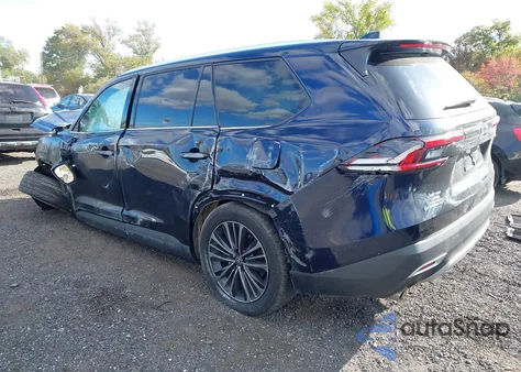 2025 Toyota Grand Highlander Hybrid Platinum Max из США, поврежденный, VIN 5TDADAB57SS012055